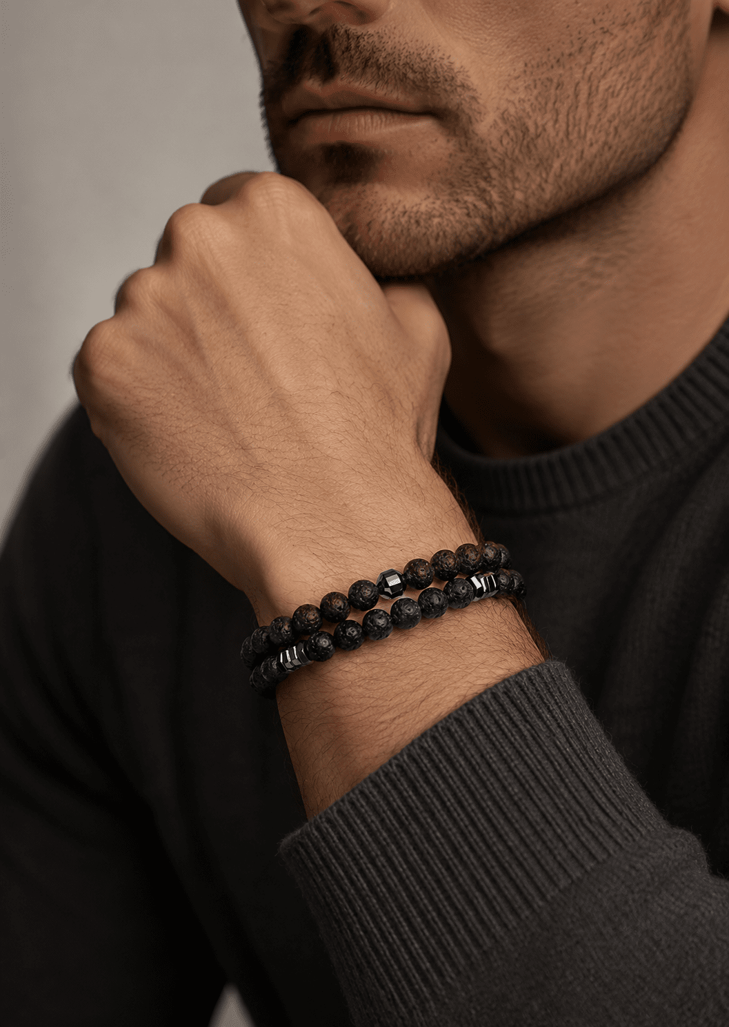 Pärlarmband Onyx Fusion