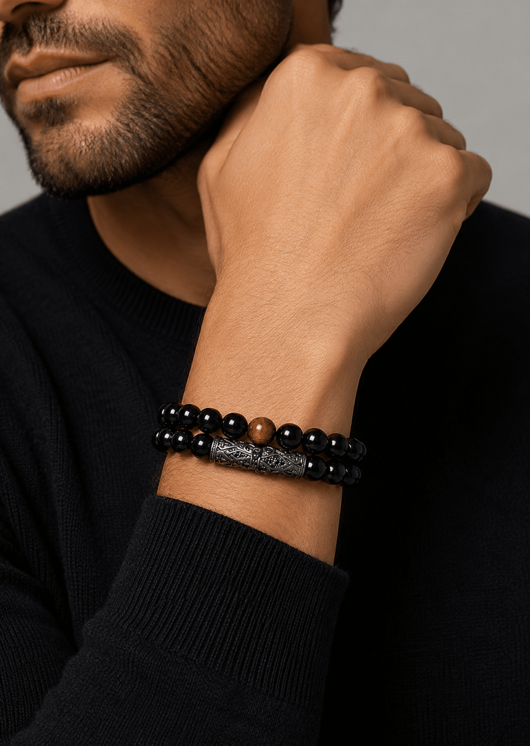 Pärlarmband Onyx Valor