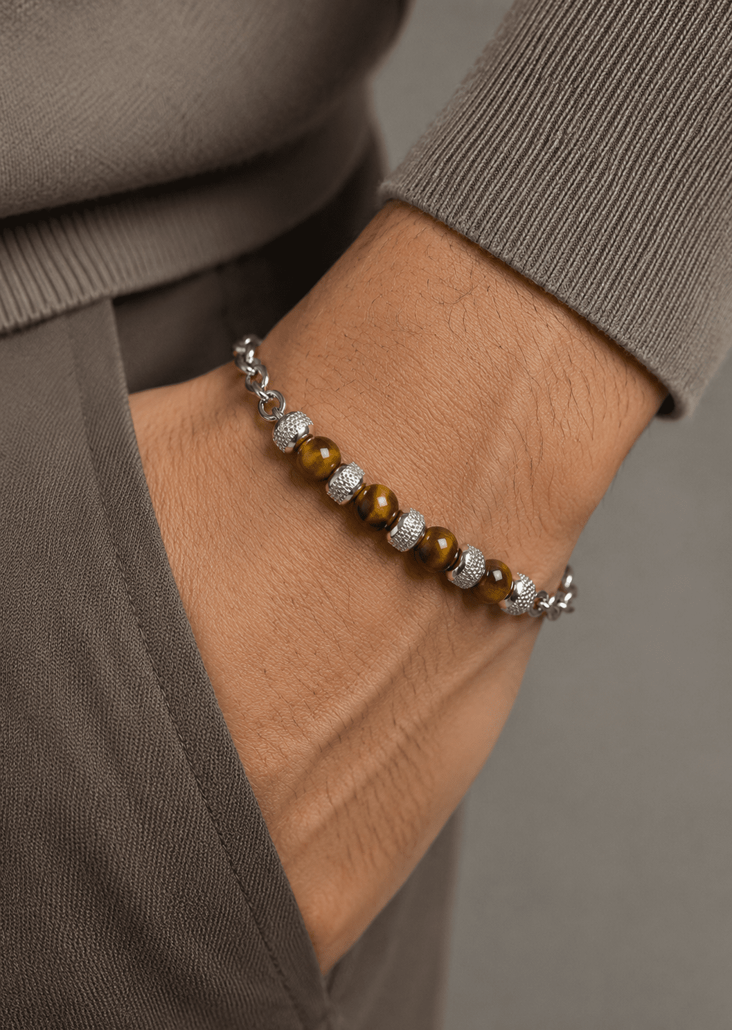 Pärlarmband Titan Gleam