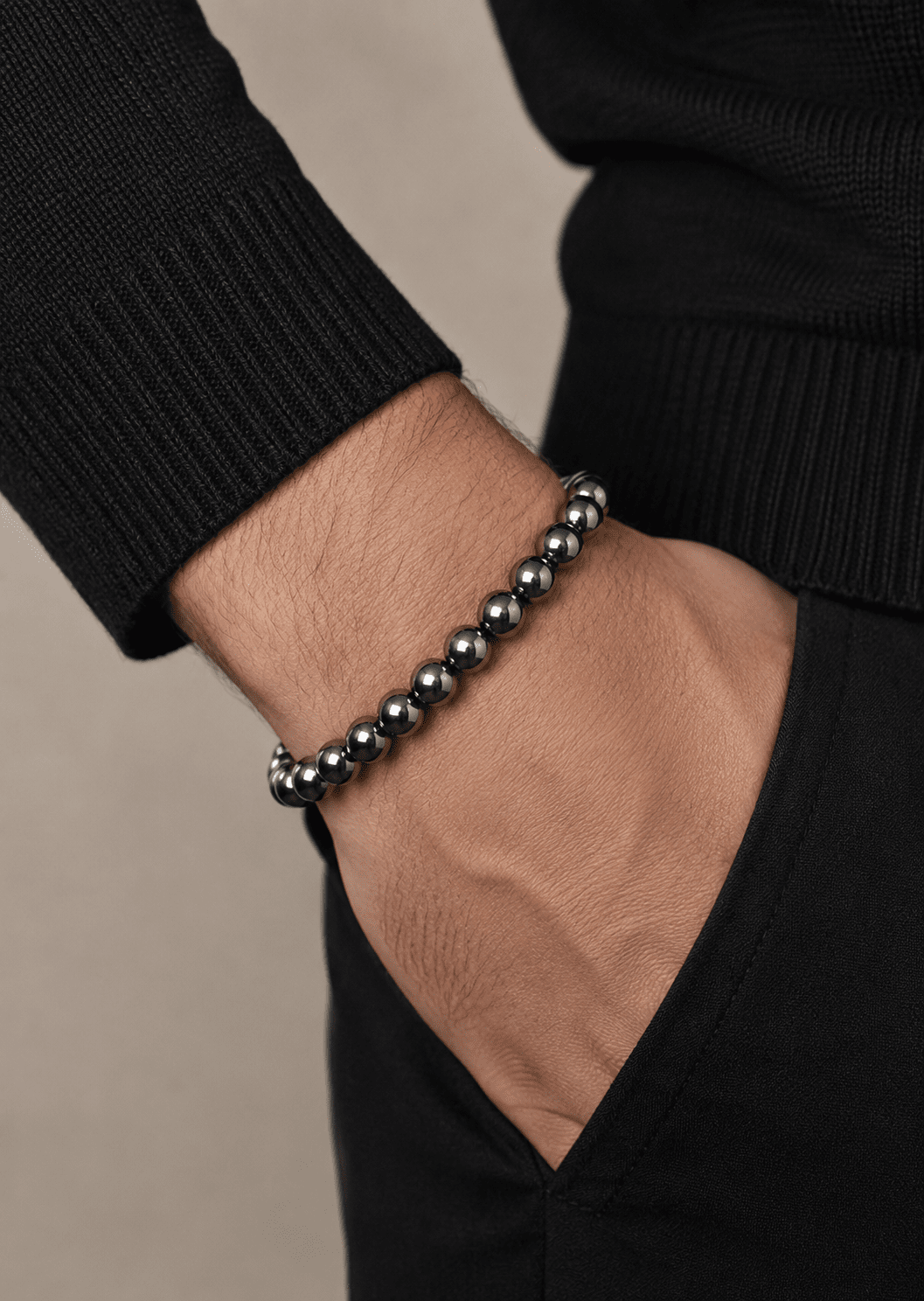 Pärlarmband Titan Gleam