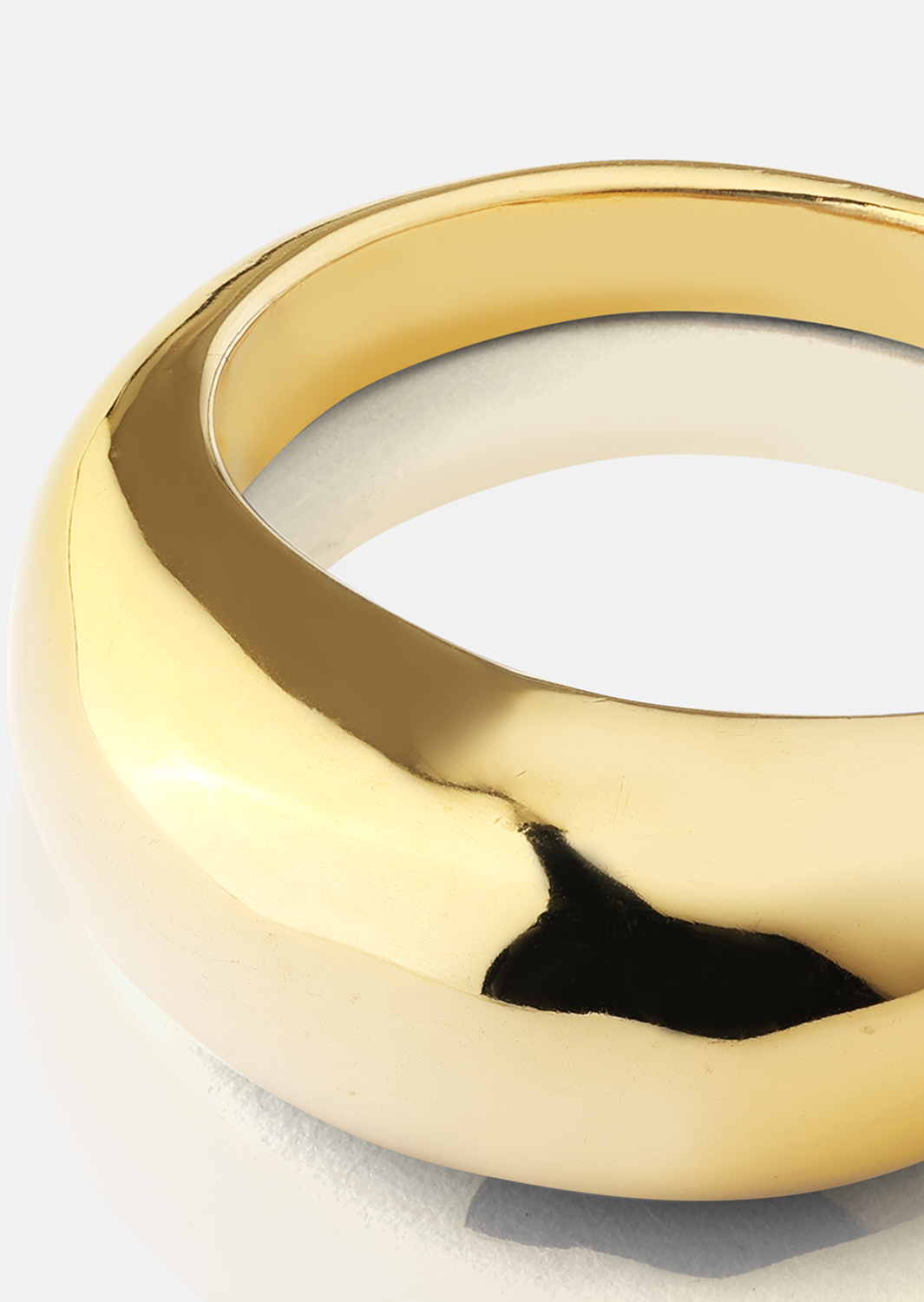 Golden Bold Ring - 18K Guldpläterad