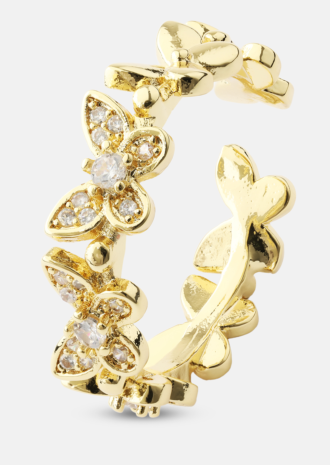 Ring Flutter – 18k Guldpläterad