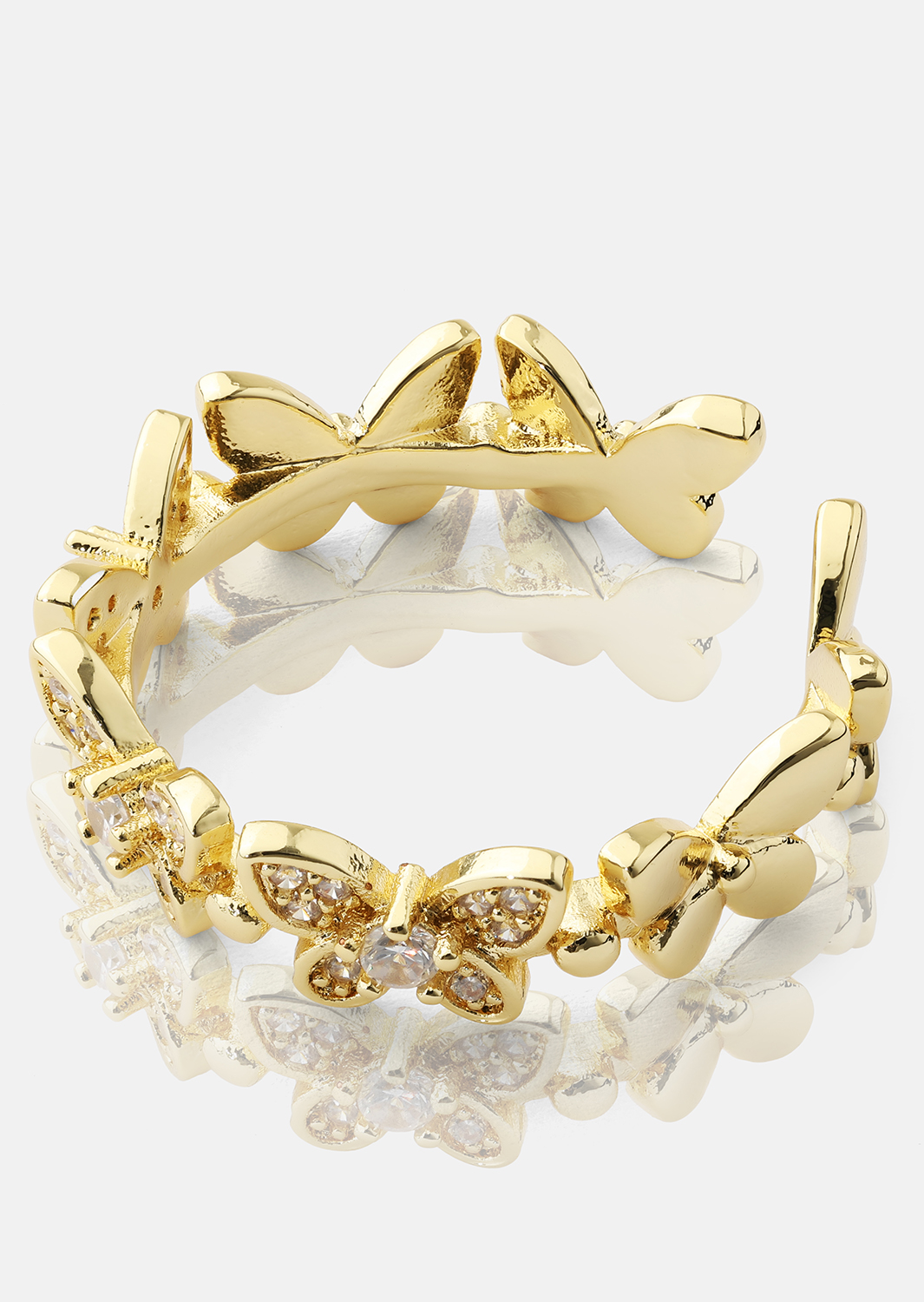 Ring Flutter – 18k Guldpläterad