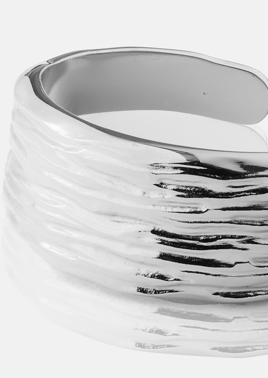 Wavena Ring - Silverpläterad