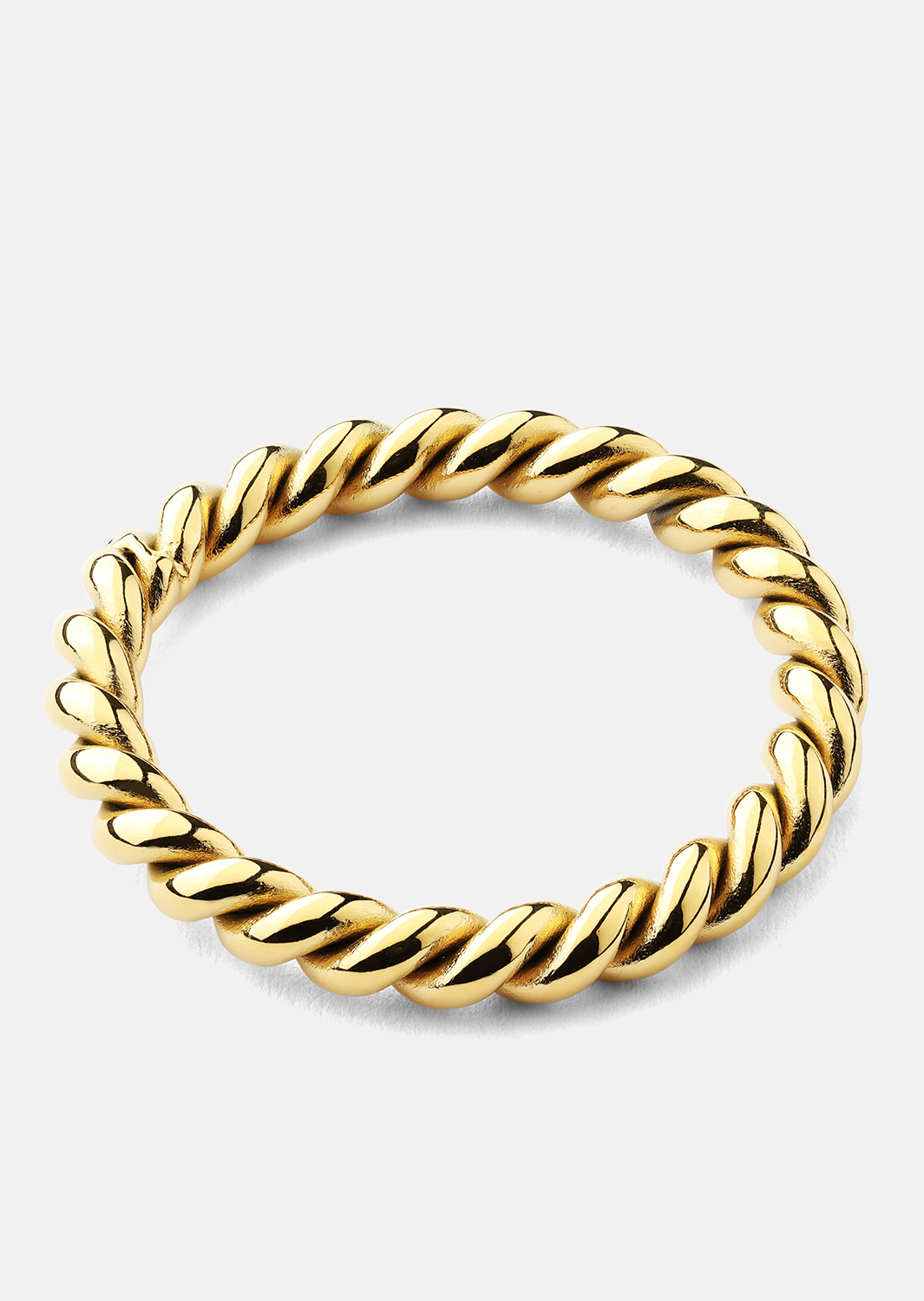 Ring Golden Twist - 18k Guldpläterad