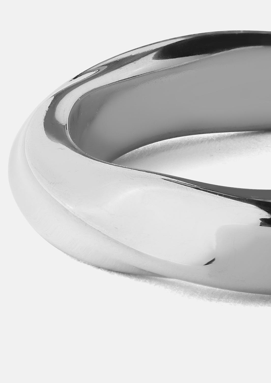 Ring Swirl - Silverpläterad