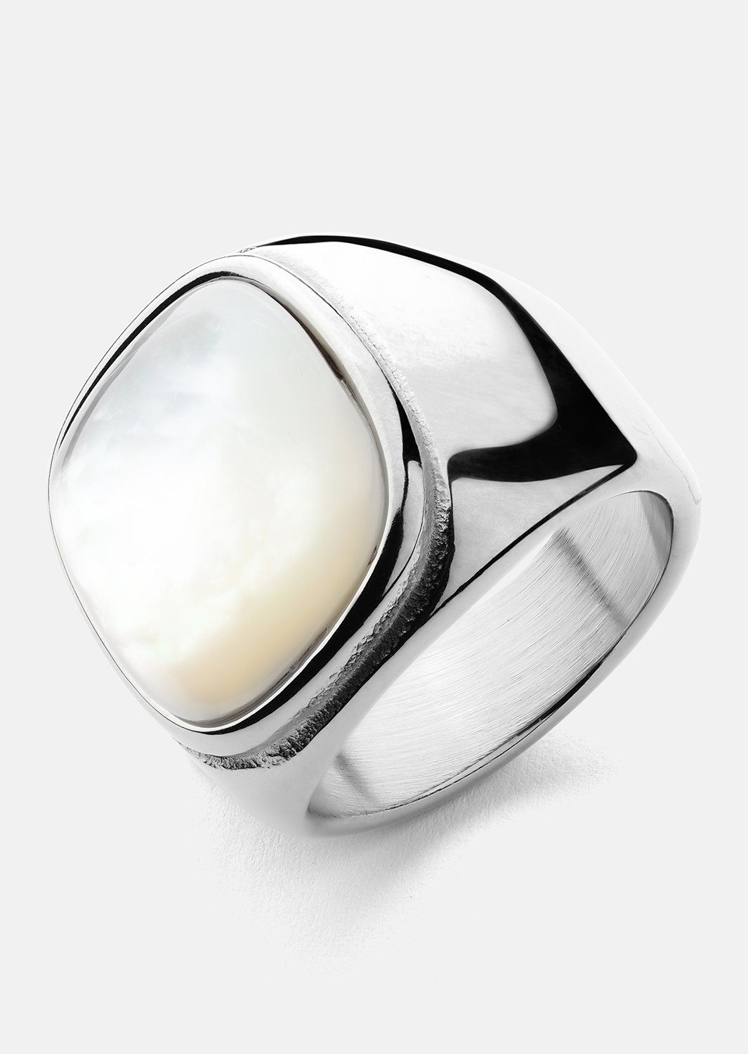 Ring Blanche - Silver Plated