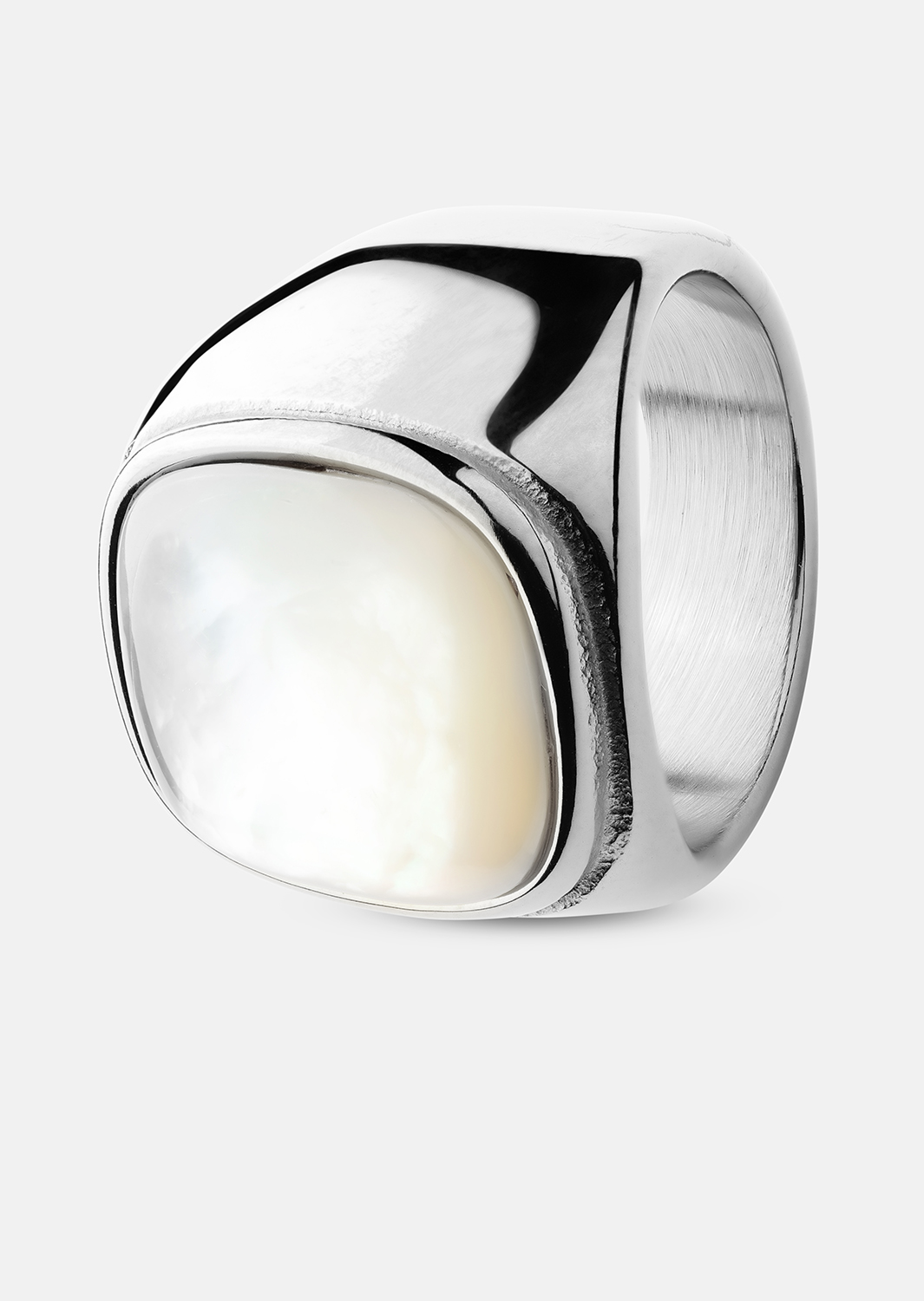 Ring Blanche - Silver Plated