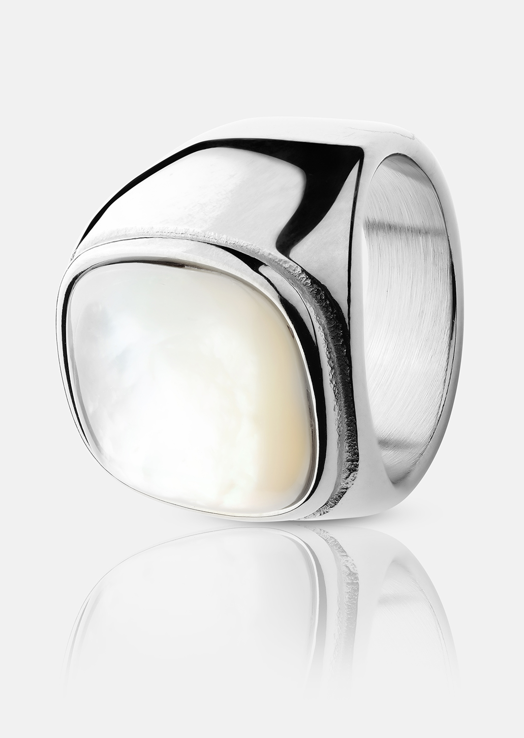 Ring Blanche - Silver Plated