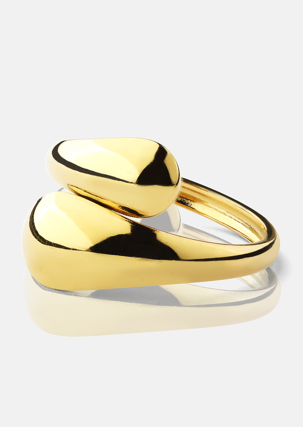 Ring Bold Drops - 18k Guldpläterad