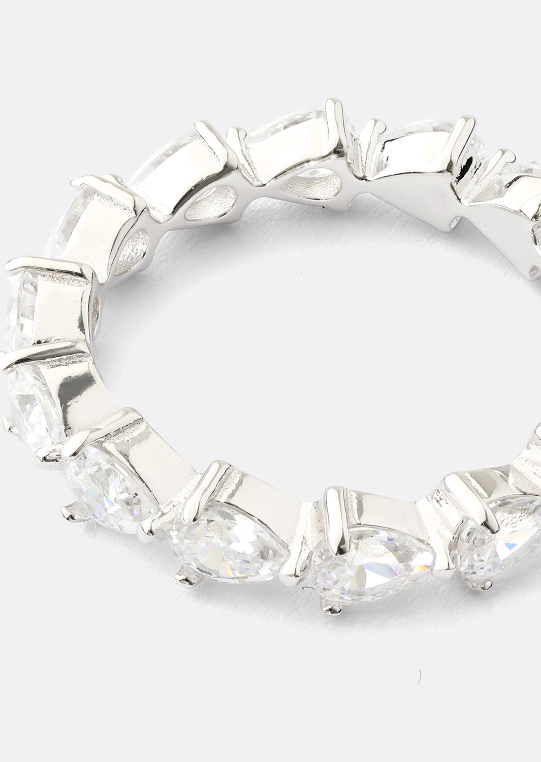 Bezel Ring - Silver Plated