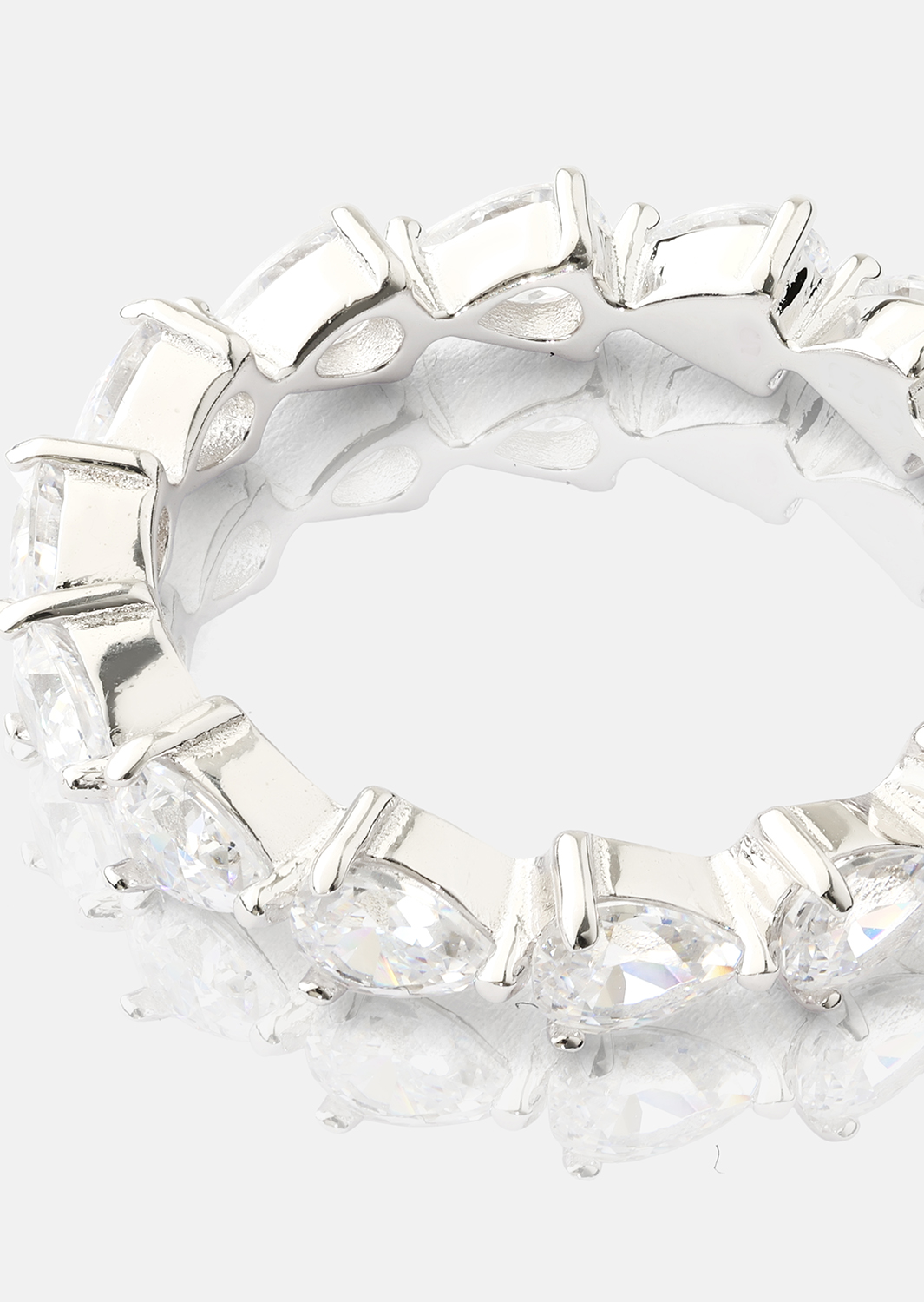 Bezel Ring - Silver Plated