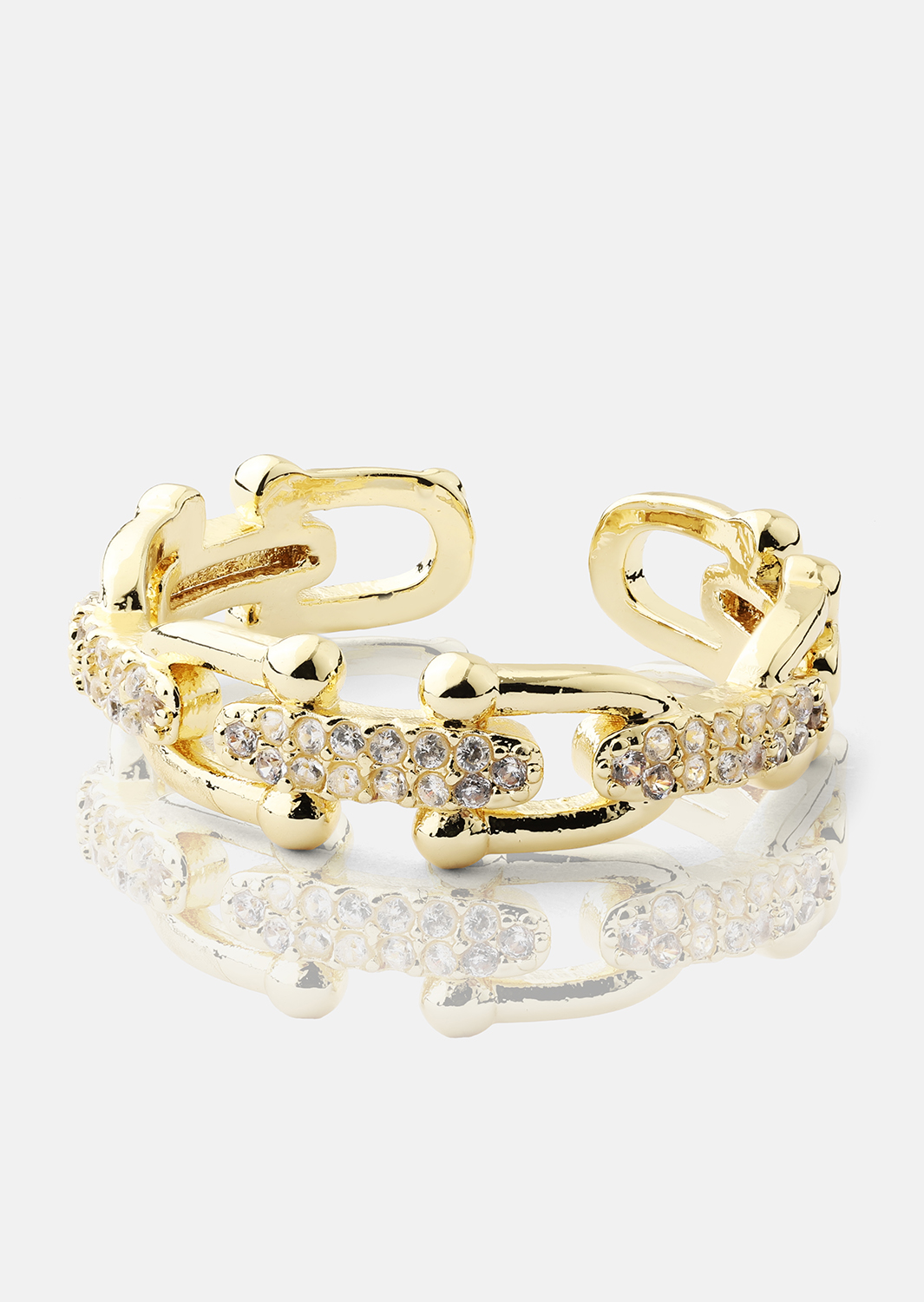 Ring Link Luxe - 18k Guldpläterad