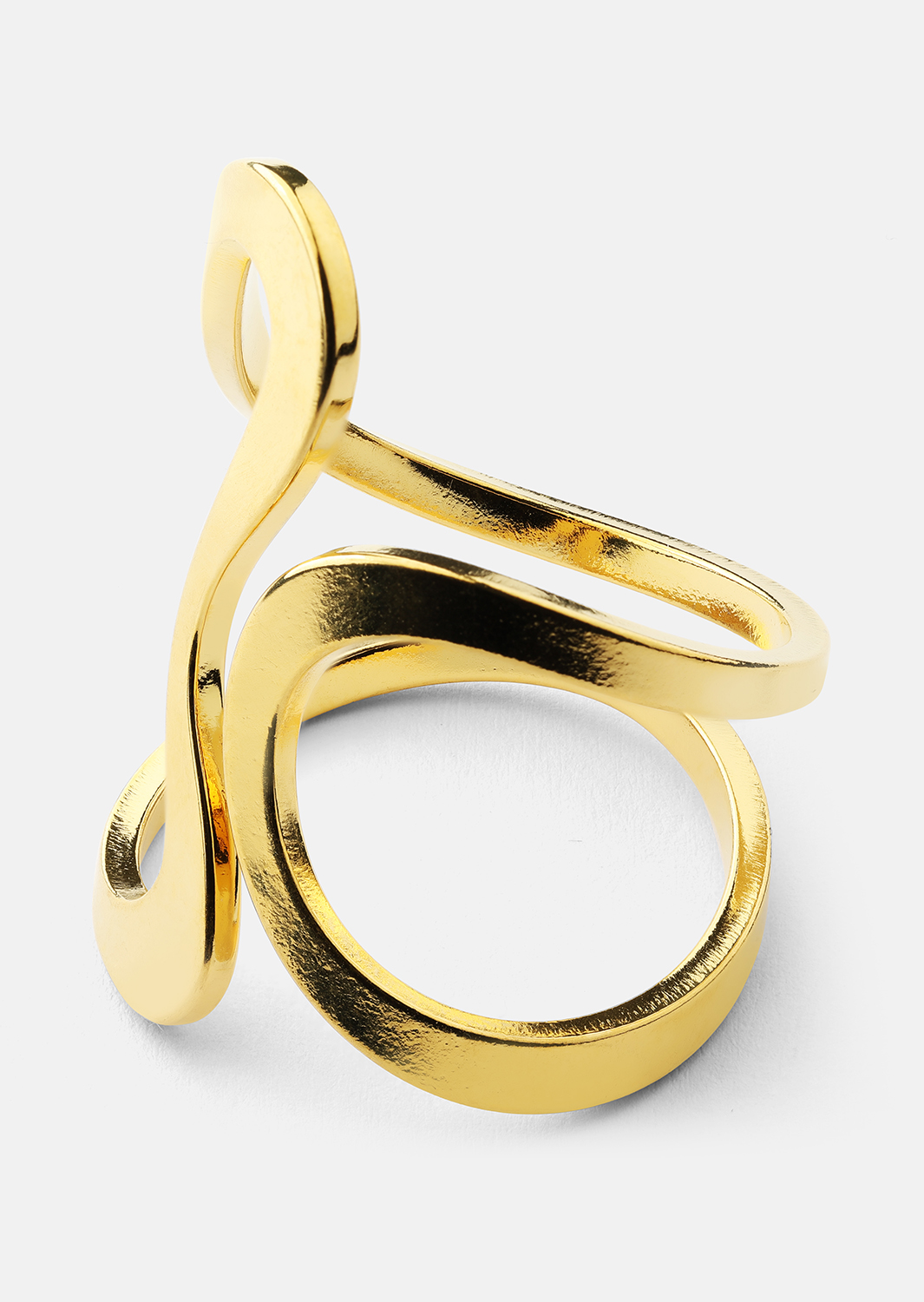 Ring Infinity Flow - 18k Gold Plated
