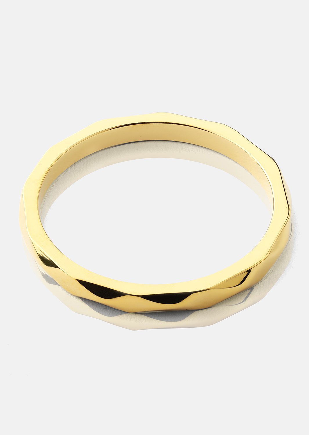 Ring Facet Gleam - 18k Guldpläterad