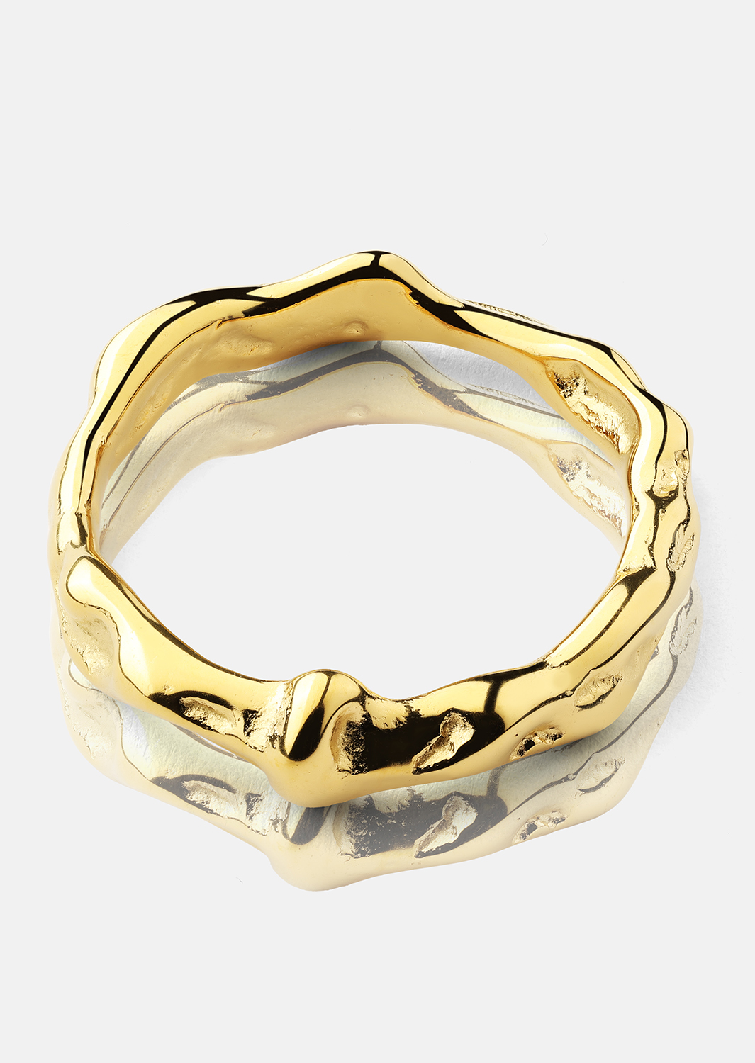 Ondula Ring - 18k Guldpläterad