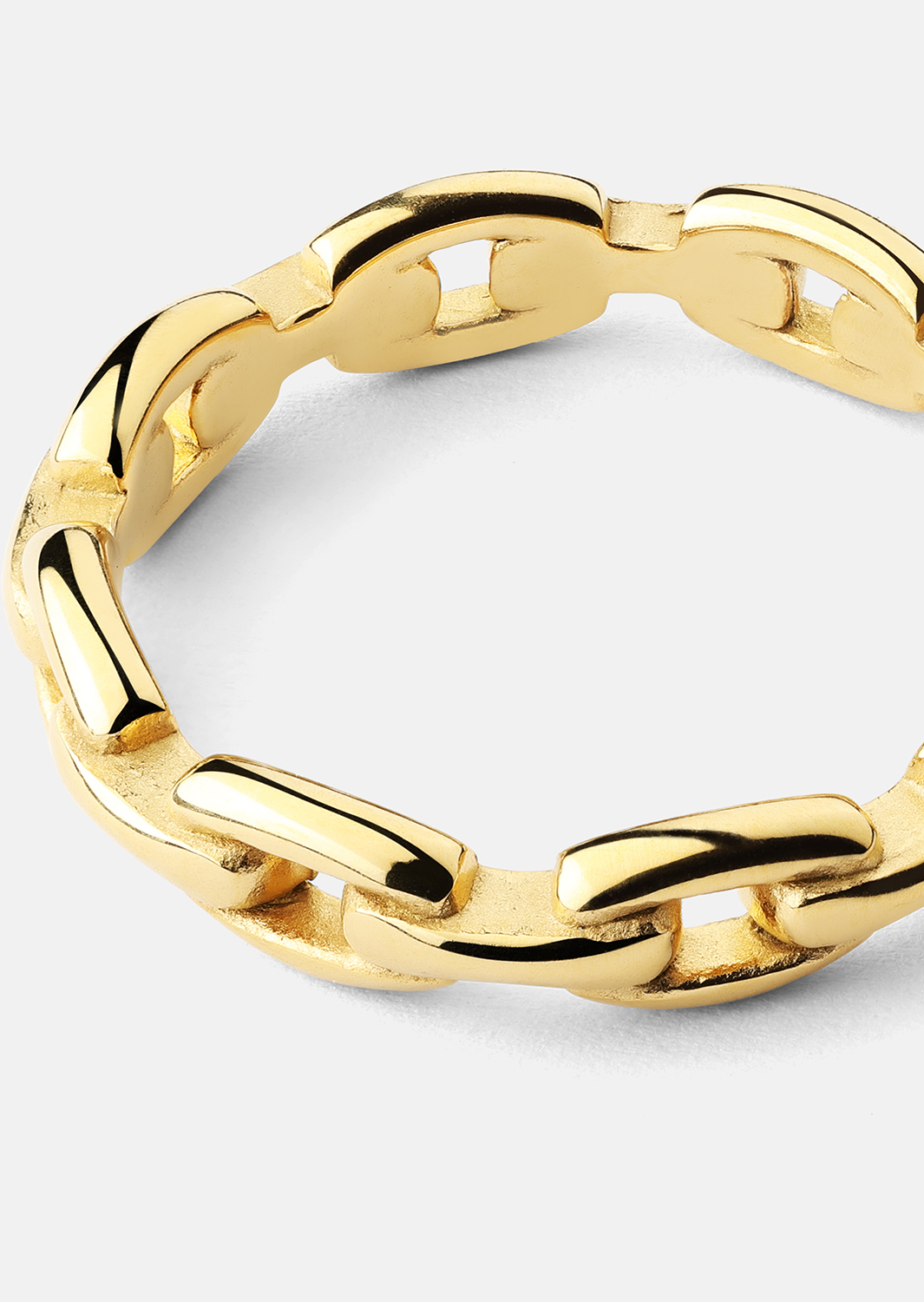 Ring Bold Chain - 18K Guldpläterad