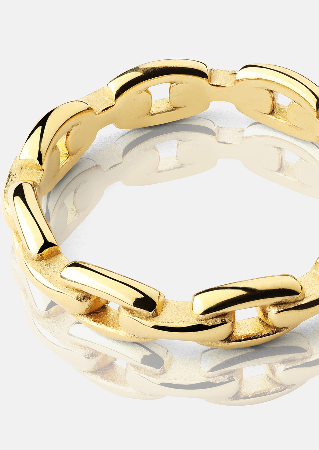Ring Bold Chain - 18K Guldpläterad