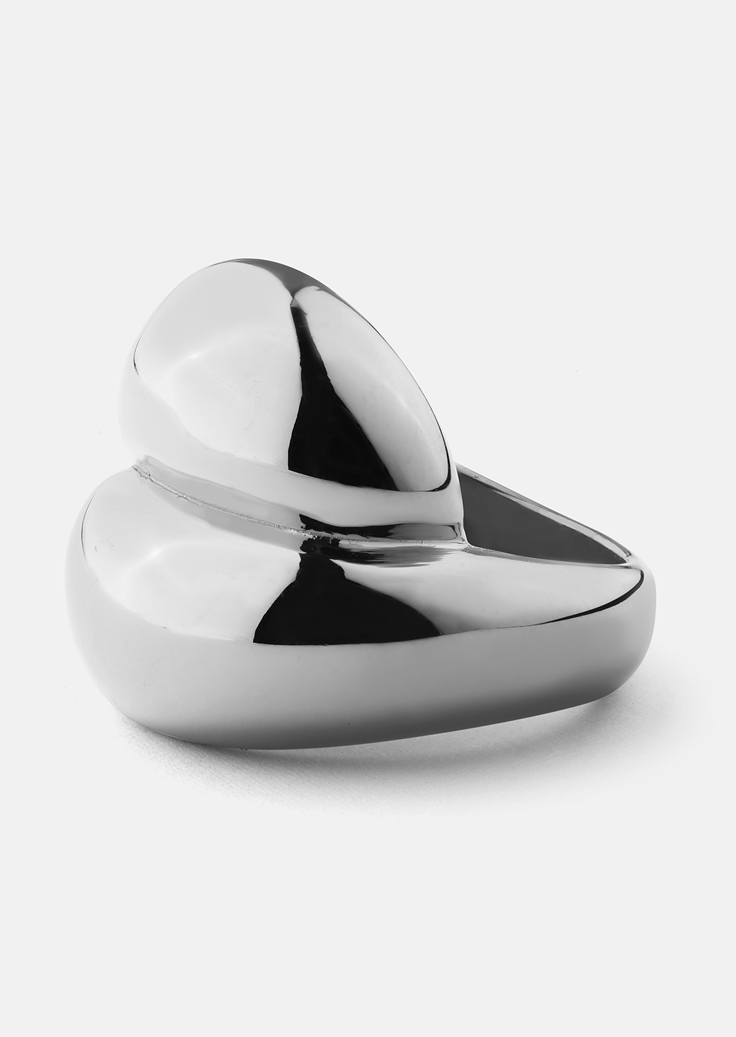 Ring Bold Flow - 18k Silverpläterad
