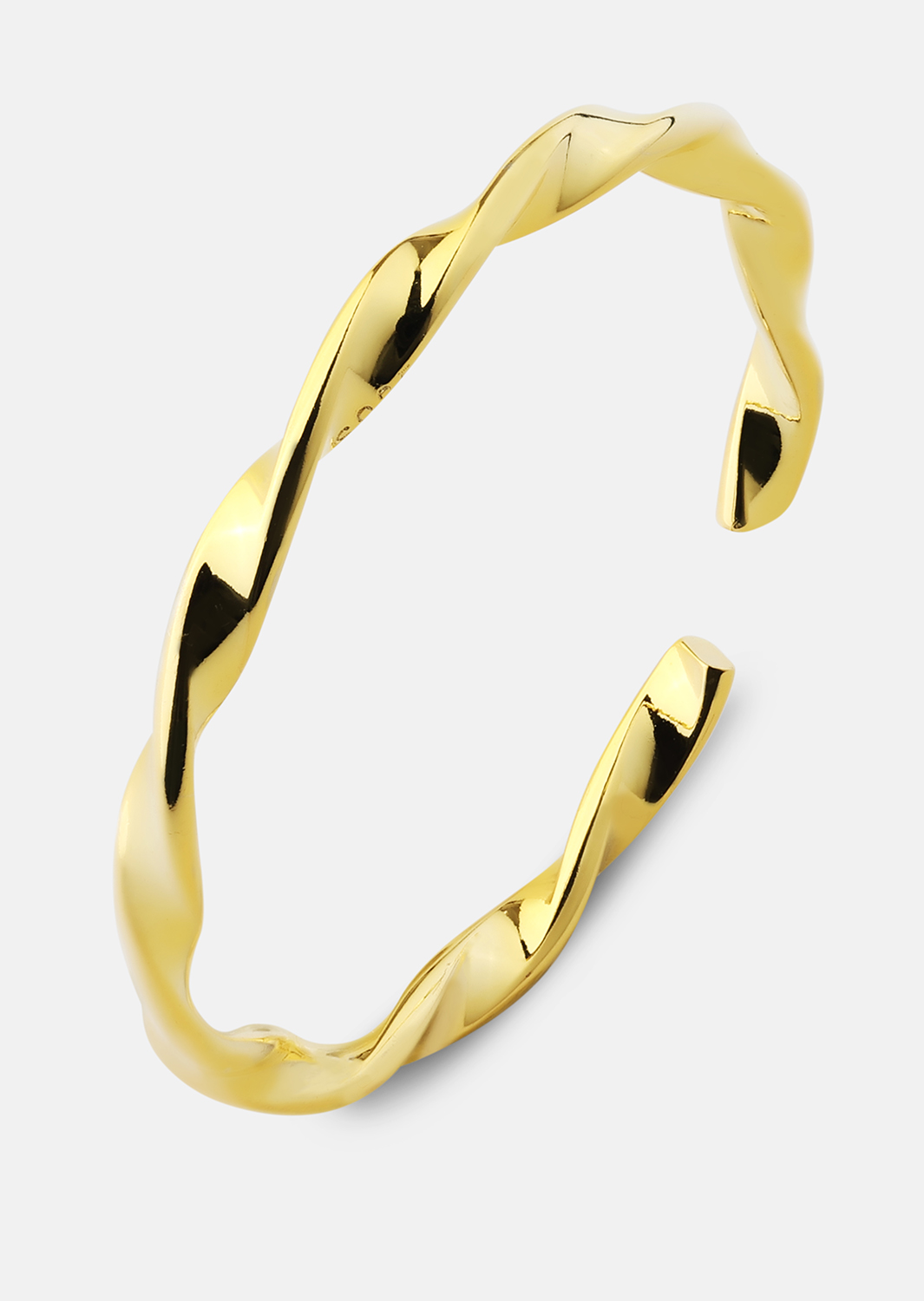 Ring Twist Whisper - 18k Gold Plated