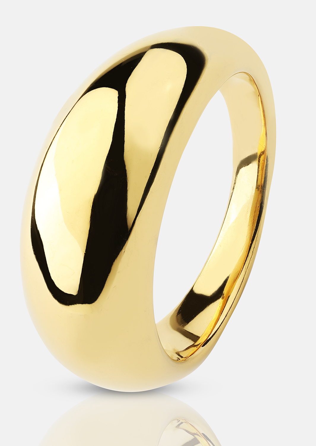Ring Dome - 18k Guldpläterad