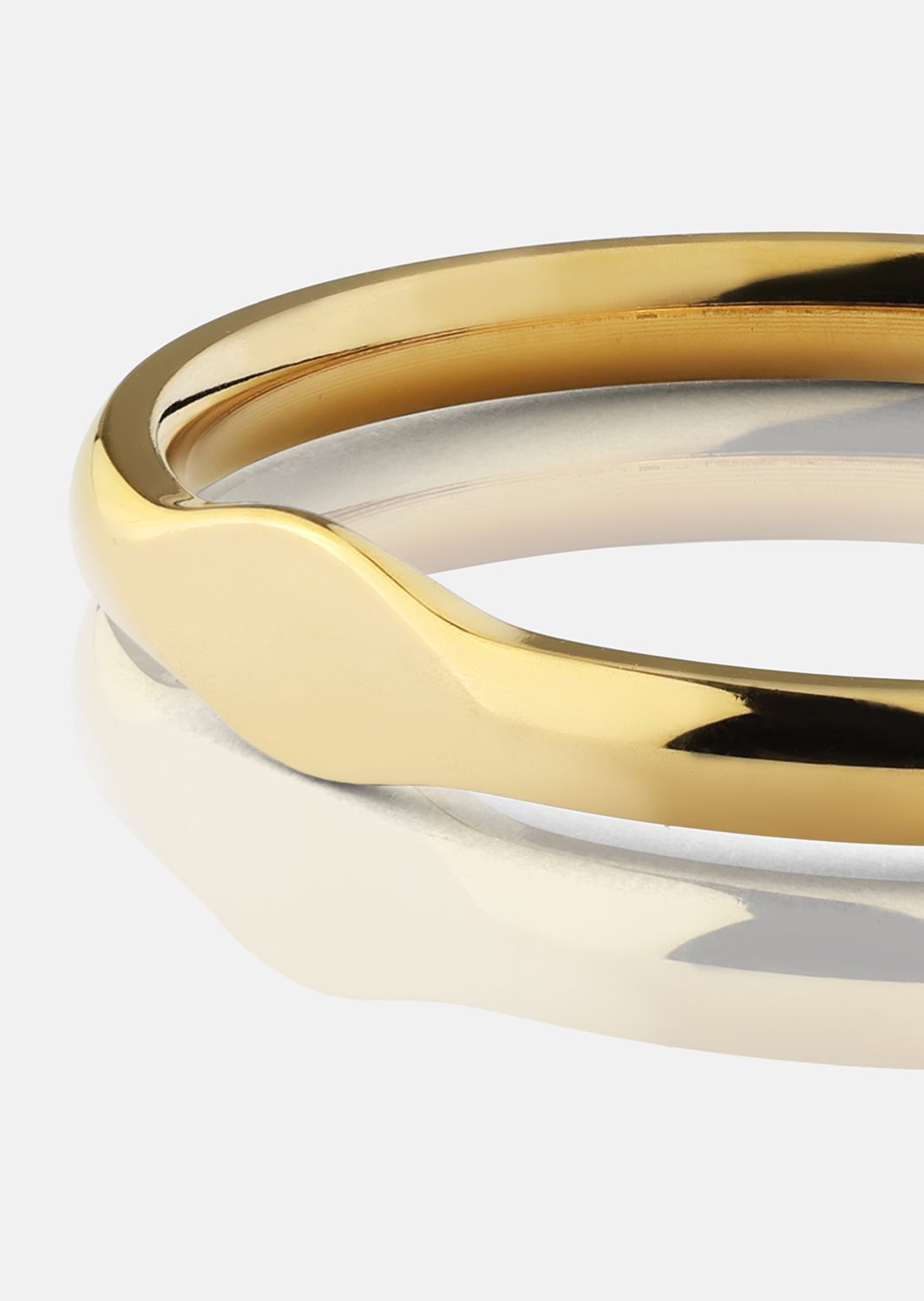 Initial Ring – 18k Guldpläterad
