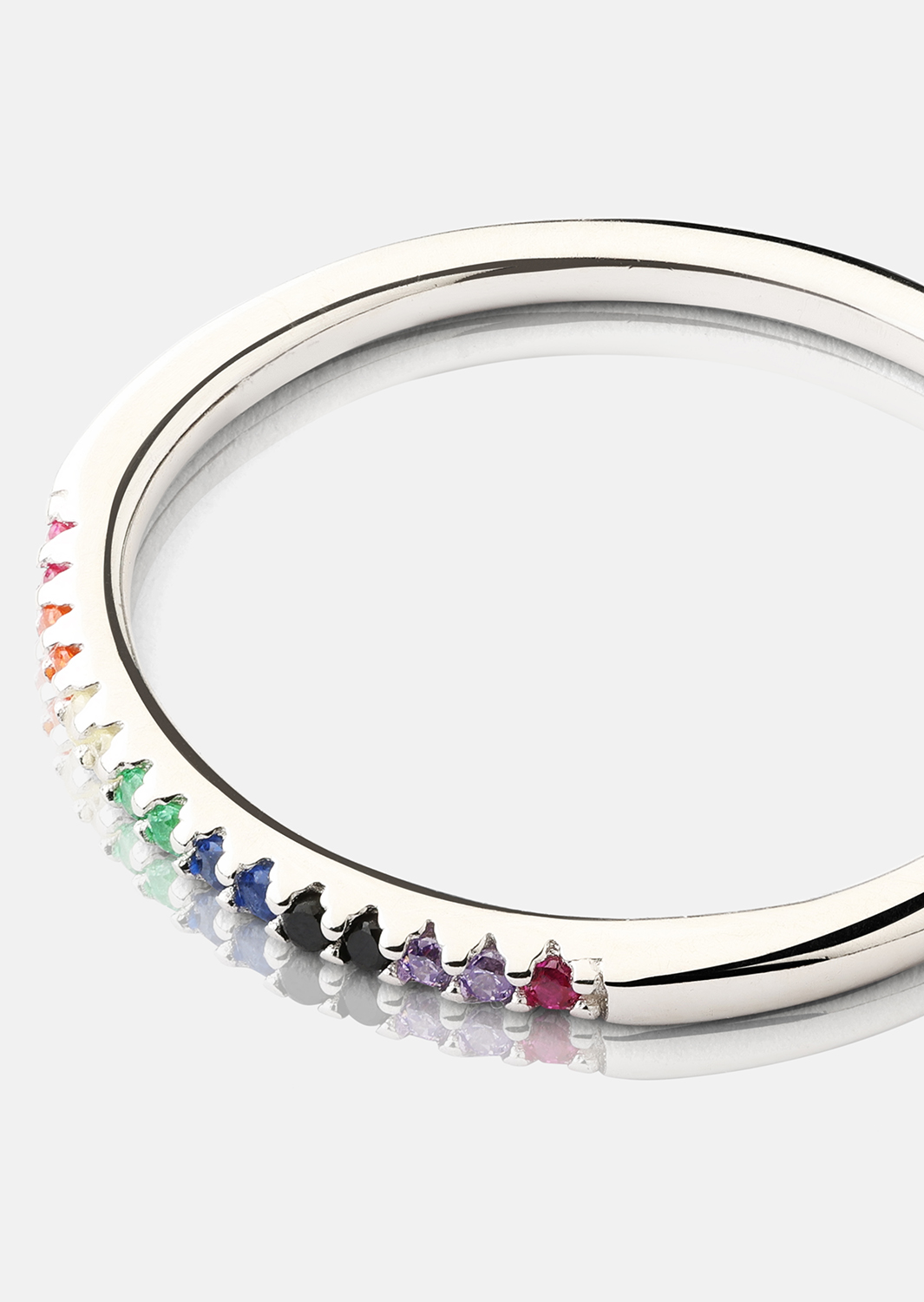 Ring Prism - Silver Plated