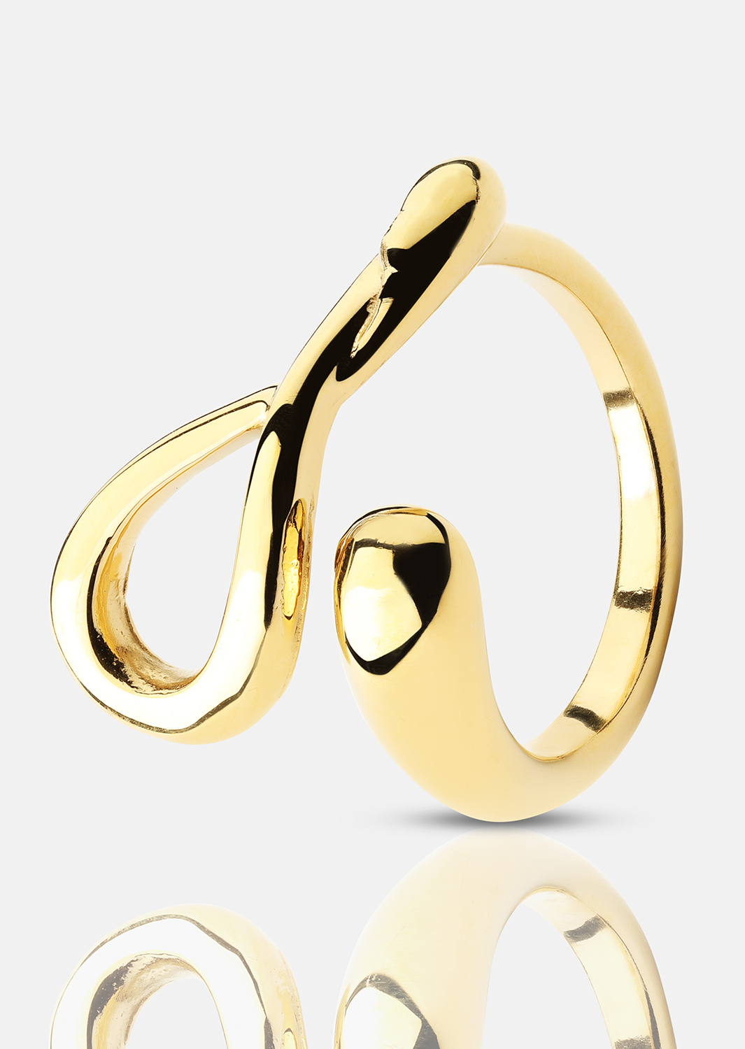 Ring Loop - 18k Guldpläterad