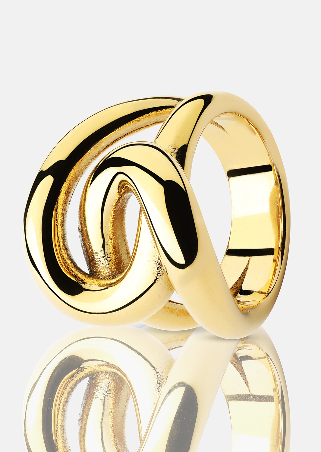 Ring Infinity Knot - 18k Guldpläterad