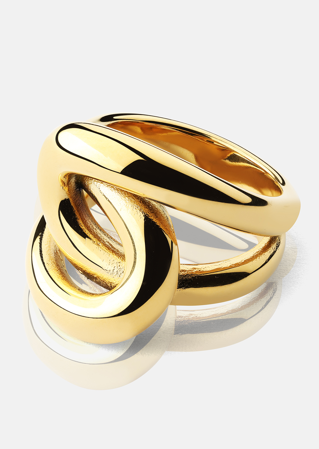 Ring Infinity Knot - 18k Guldpläterad