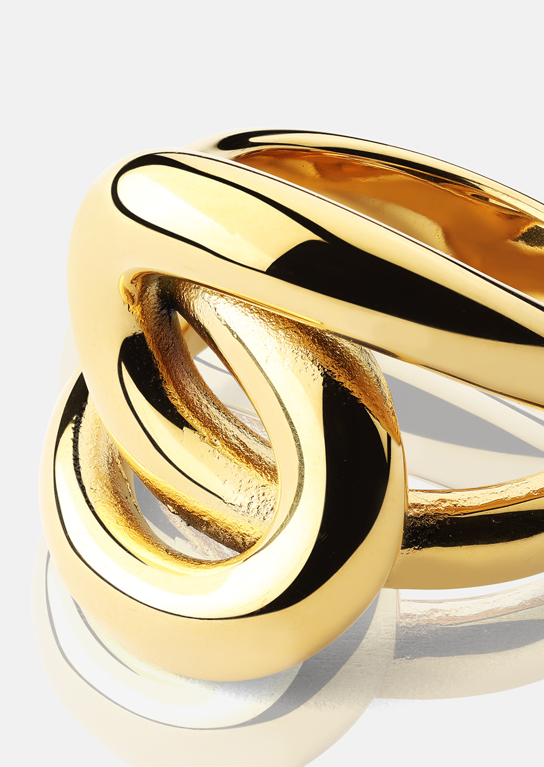 Ring Infinity Knot - 18k Guldpläterad