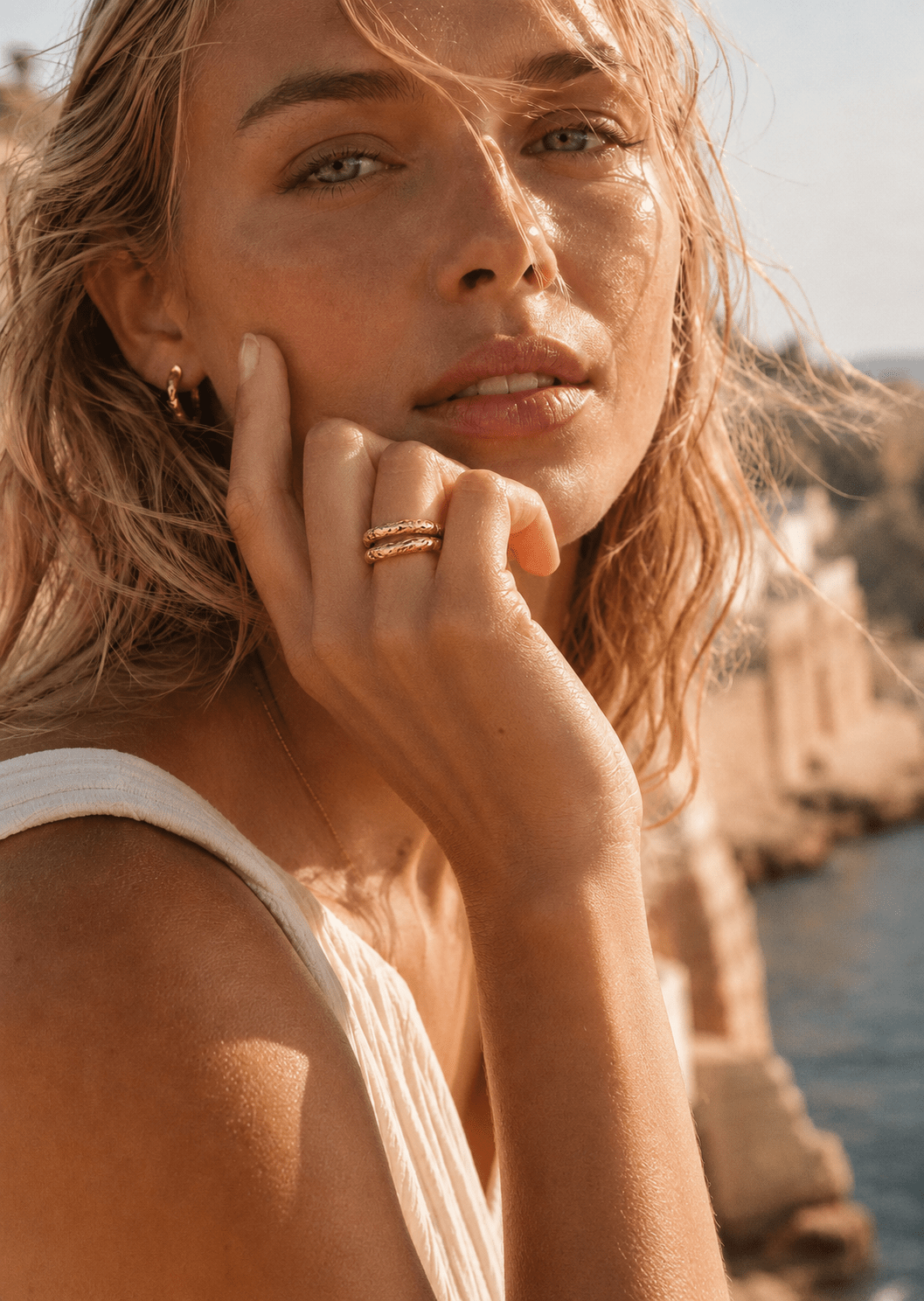 Ring Duo - 18K Guldpläterad