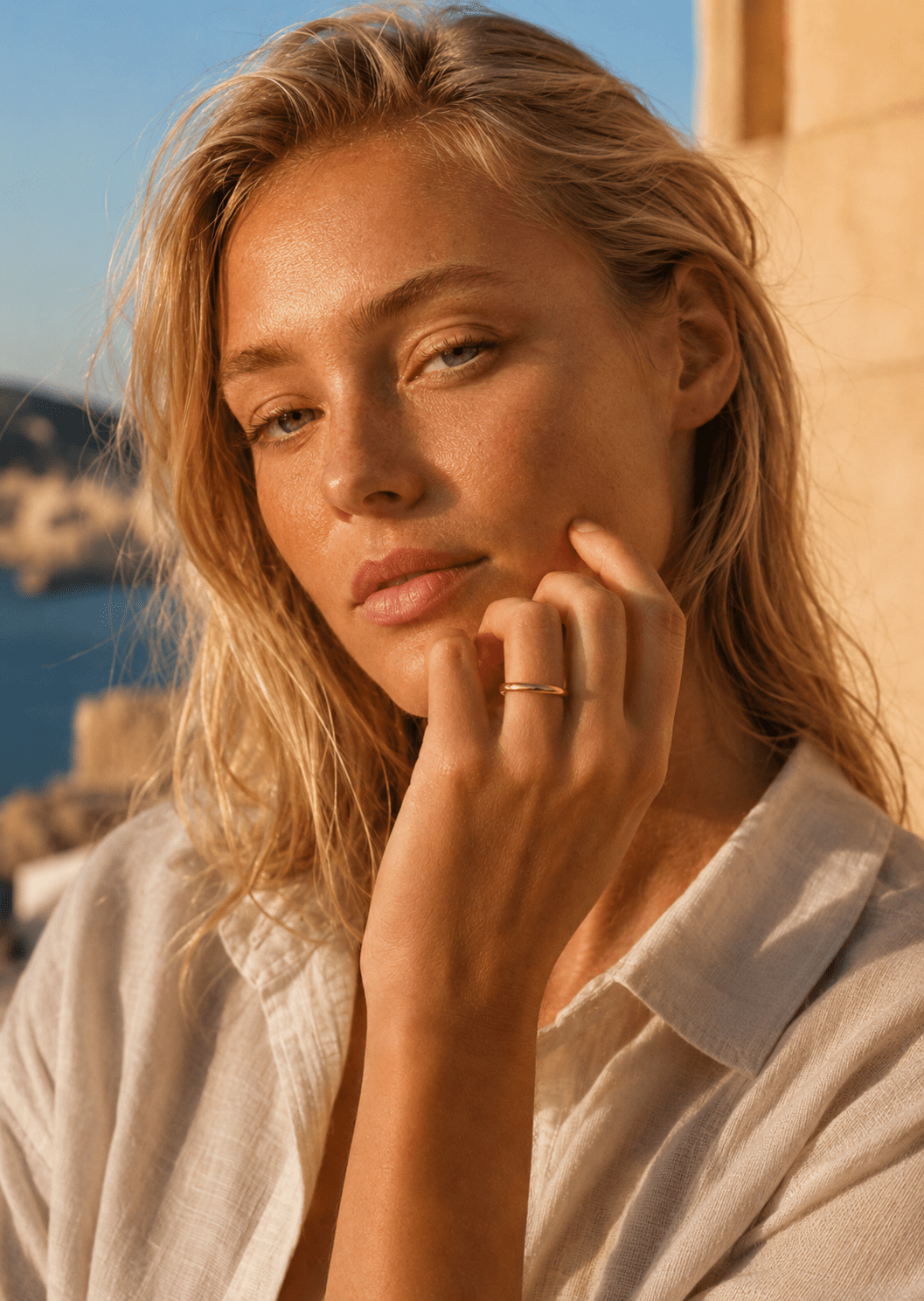 Ring Modern Grace - 18k Guldpläterad